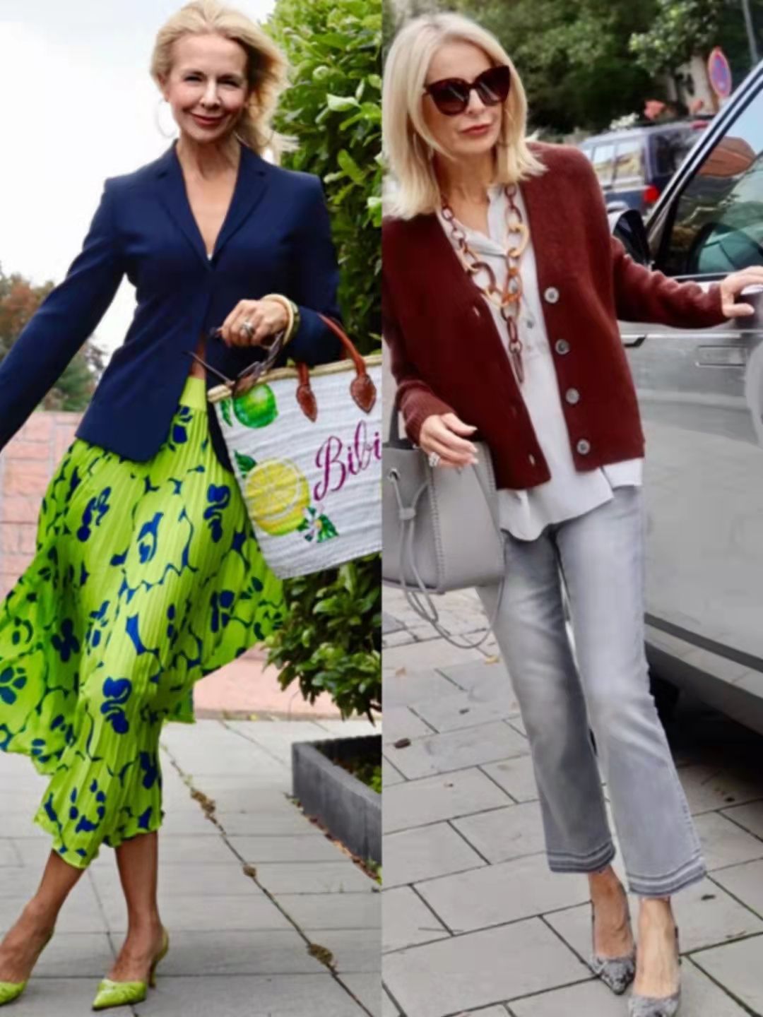 Fashionable grandma is too good at dressing, she still maintains a ...
