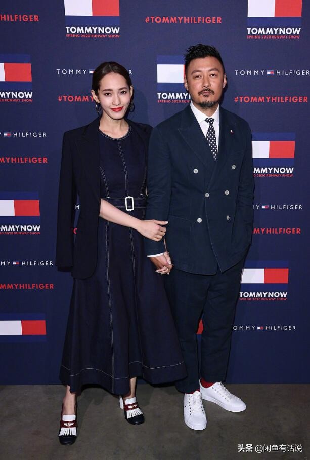 Shawn Yue and his wife appeared in Fashion Week! Wearing a suit and ...