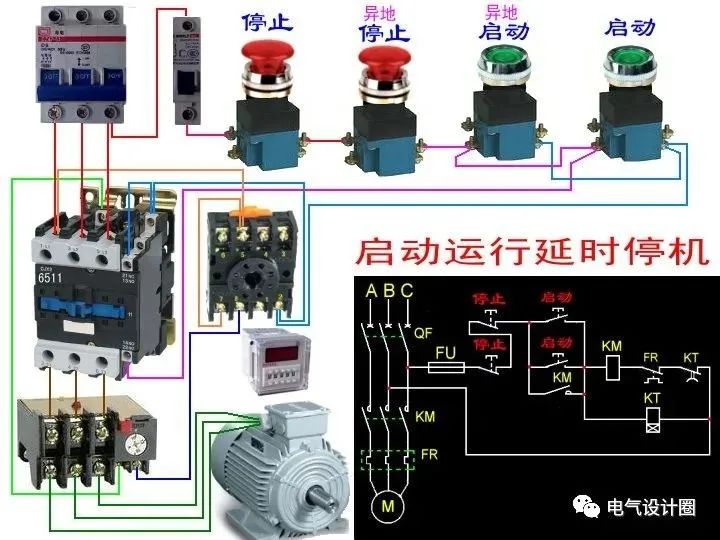 Detailed graphic explanation the connection between relay return
