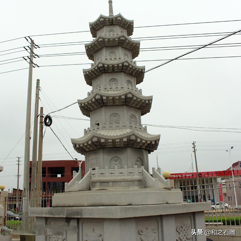 Why are there stone stupas in Buddhist temples and what is the