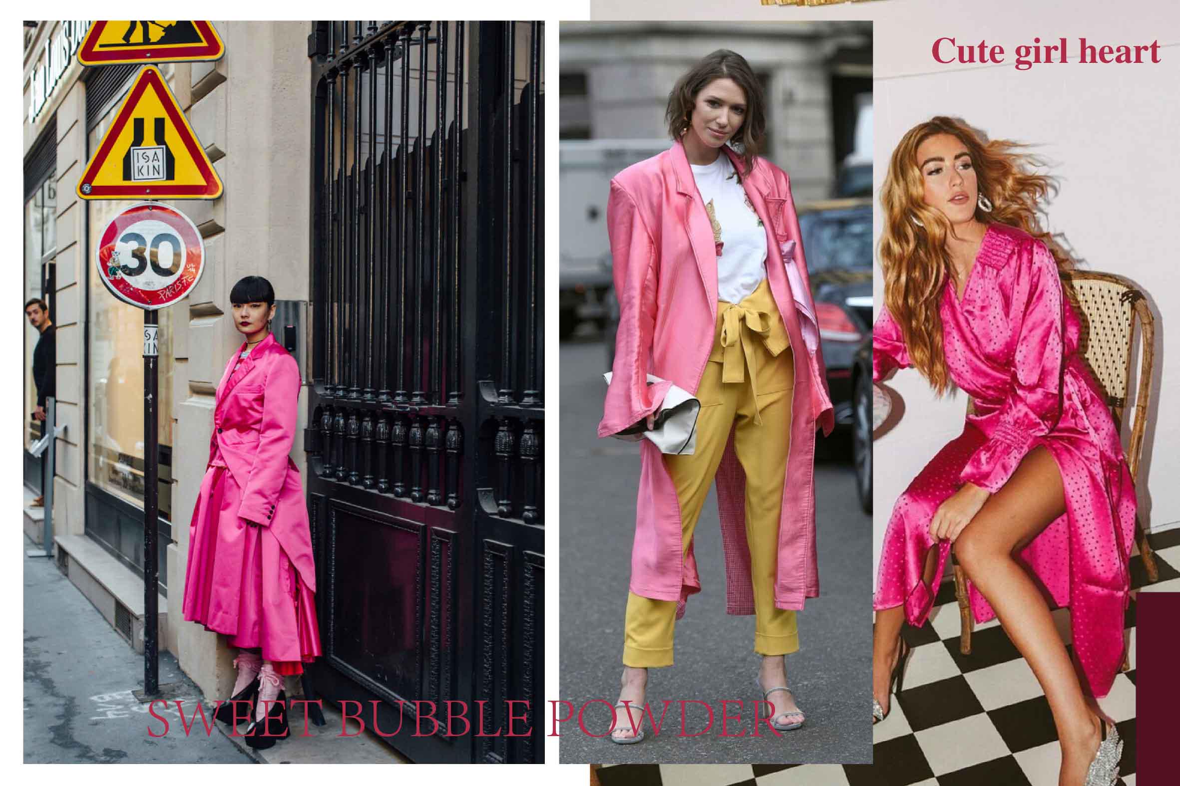 The popular color of 2021, the sweet bubble gum powder is coming. It's