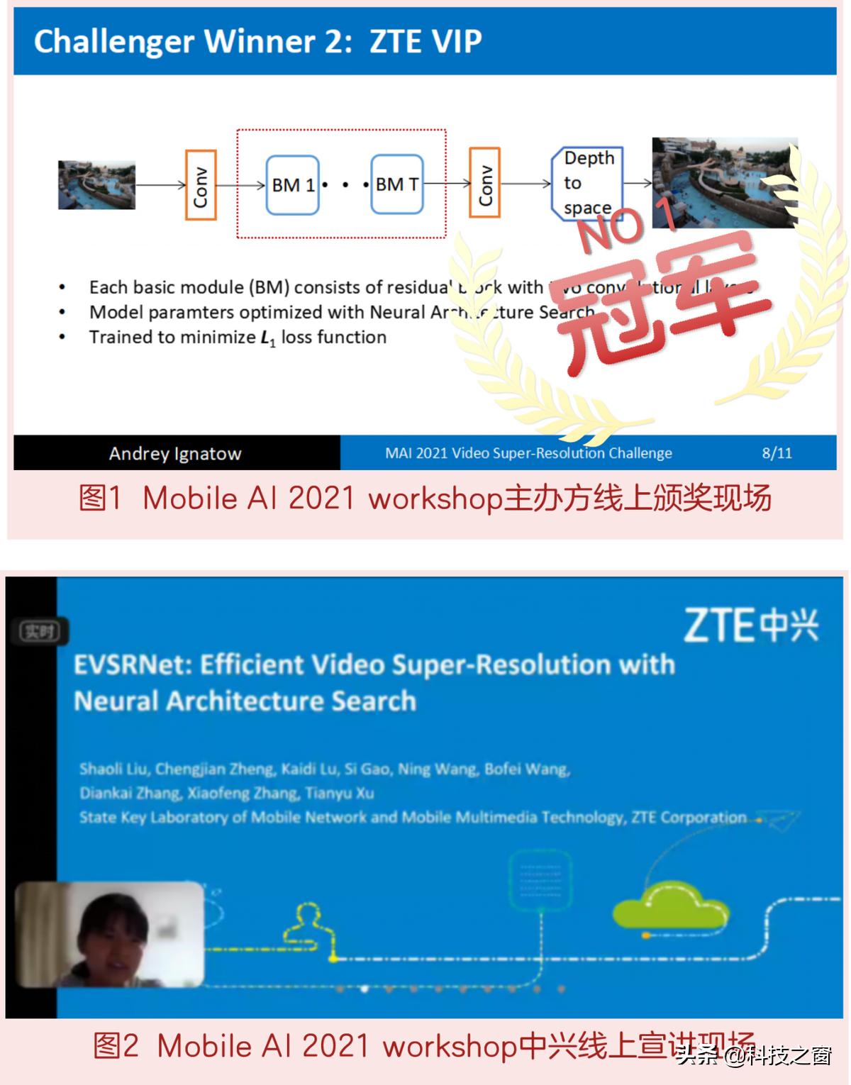 ZTE has won many awards in the world's top computer vision conferences