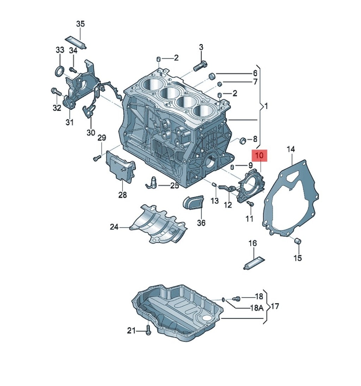 Volkswagen Polo crankshaft oil seal failure tells you what causes and