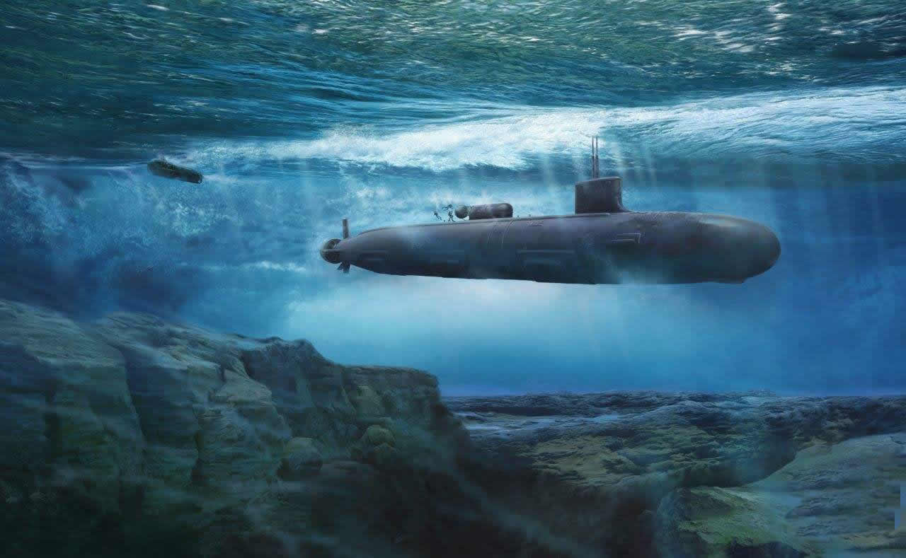 Whether the submarine is strong or not, look at the underwater