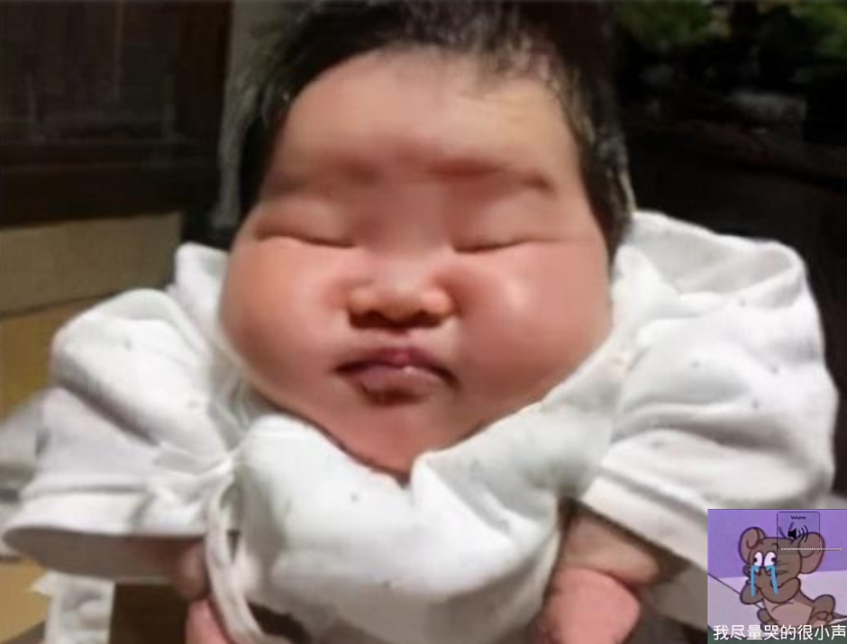 How ugly can a newborn be? Bao Ma organized a group to show her baby "being ugly", baby Am I