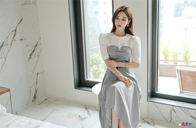 孙允珠丨田纳西俏皮青春高腰百褶长裙