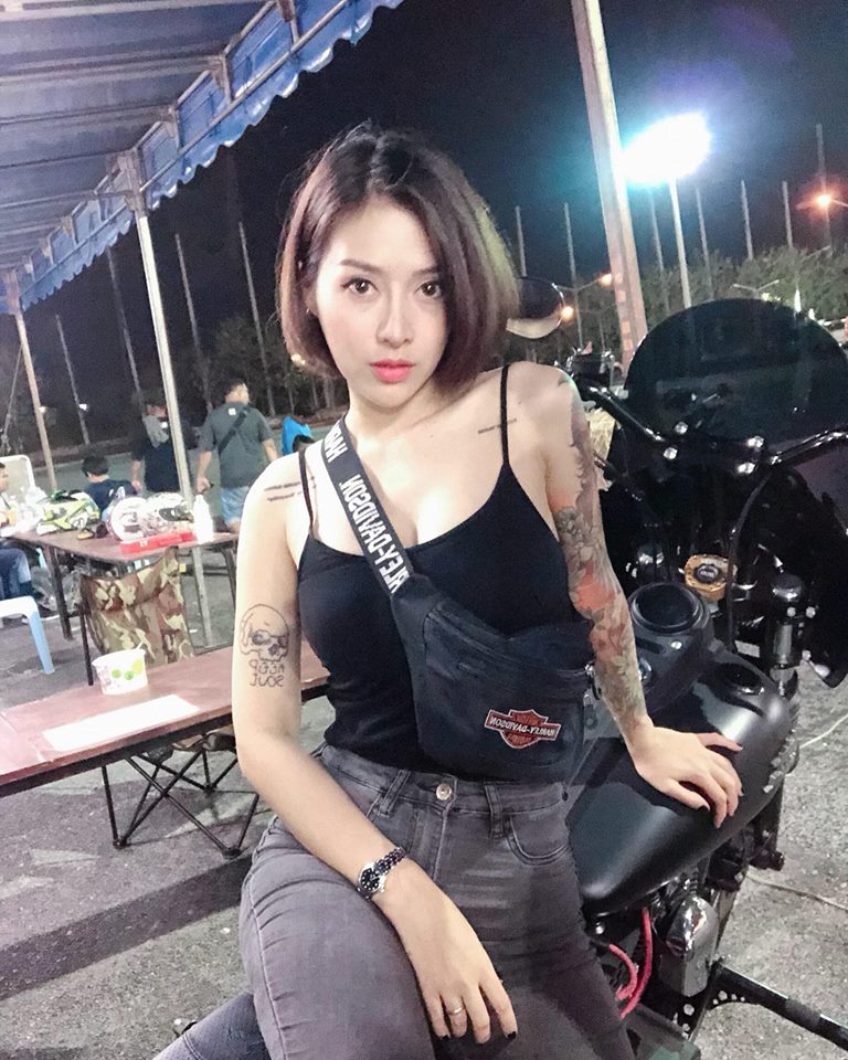 摩托车大胸女骑手正妹Supranee Fankham(3) 妹子图 热图5