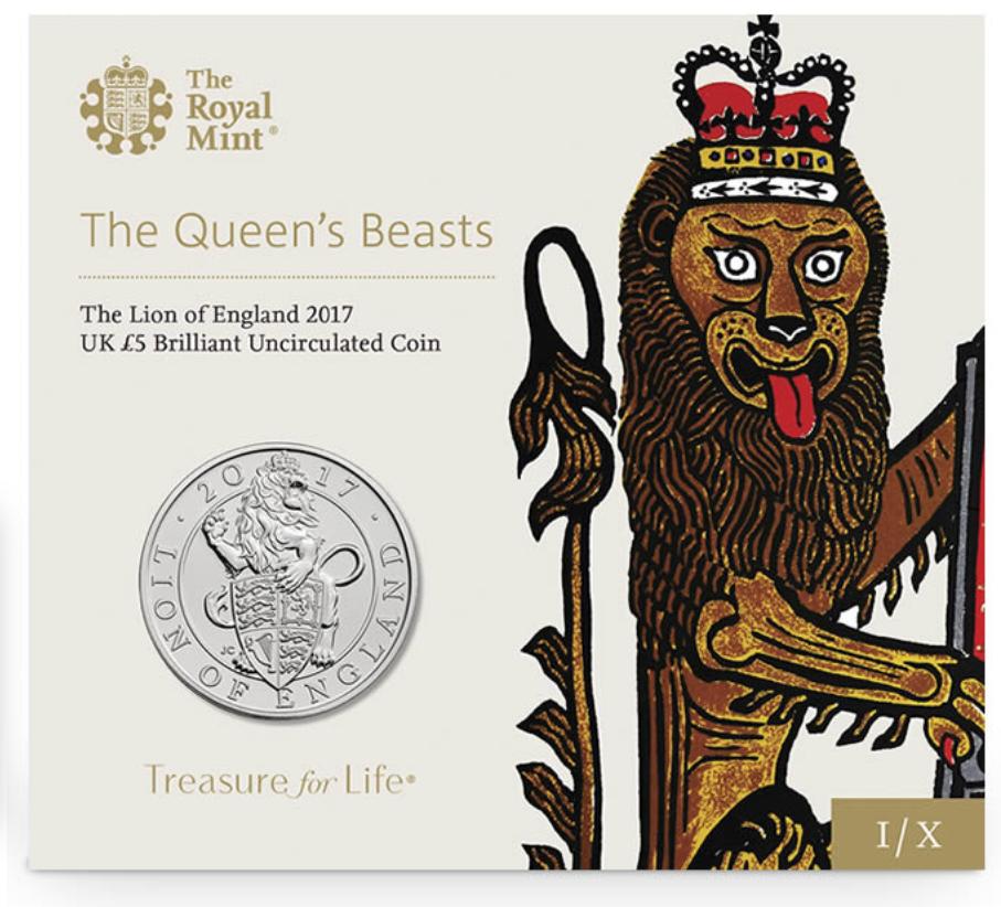 "British" Queen's Beast SeriesUniversal Coin Edition iNEWS