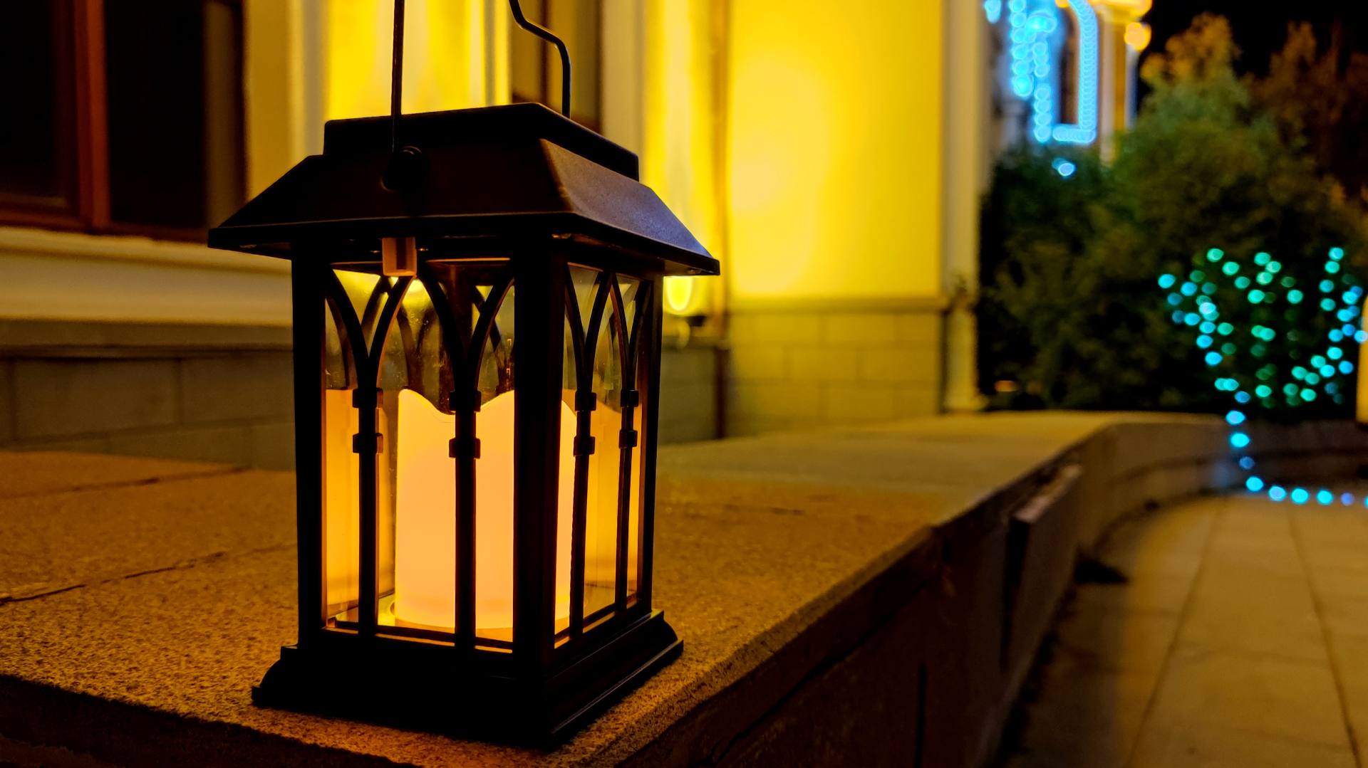 Light up candle lights and macaron bubble lights to light up your