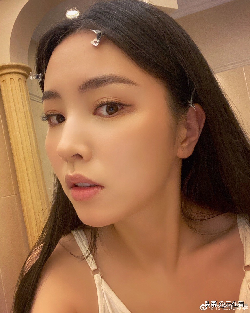 Net celebrity beauty Fu Jiamei has beautiful photos to appreciate, very ...