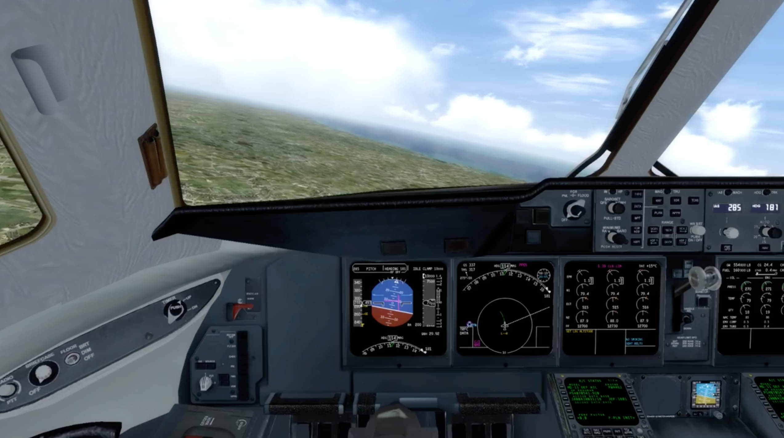 The large plane crashed, and the black box recording revealed the pilot