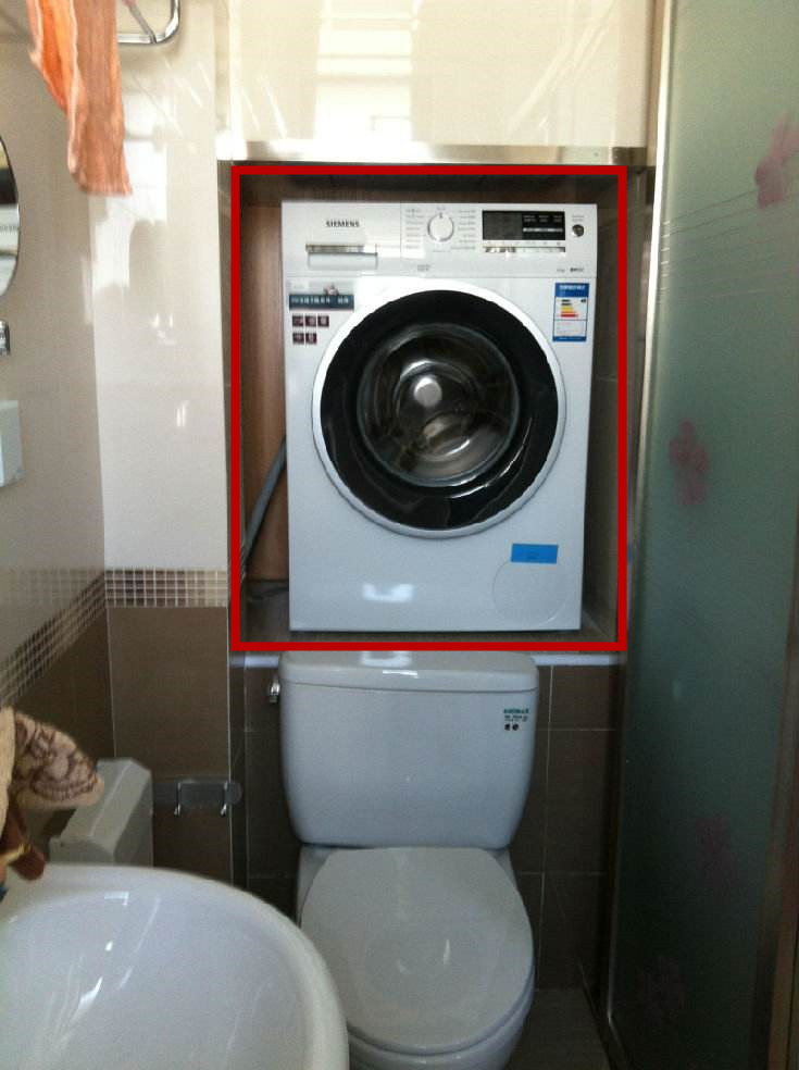 This is too saving, don't put the washing machine on the balcony wall