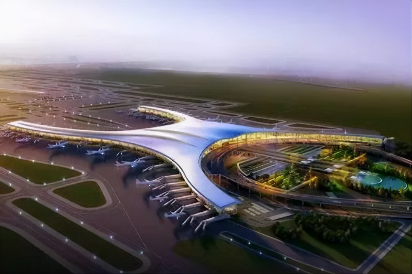 Chongqing First Airport is expanded according to the 4E standard, the ...