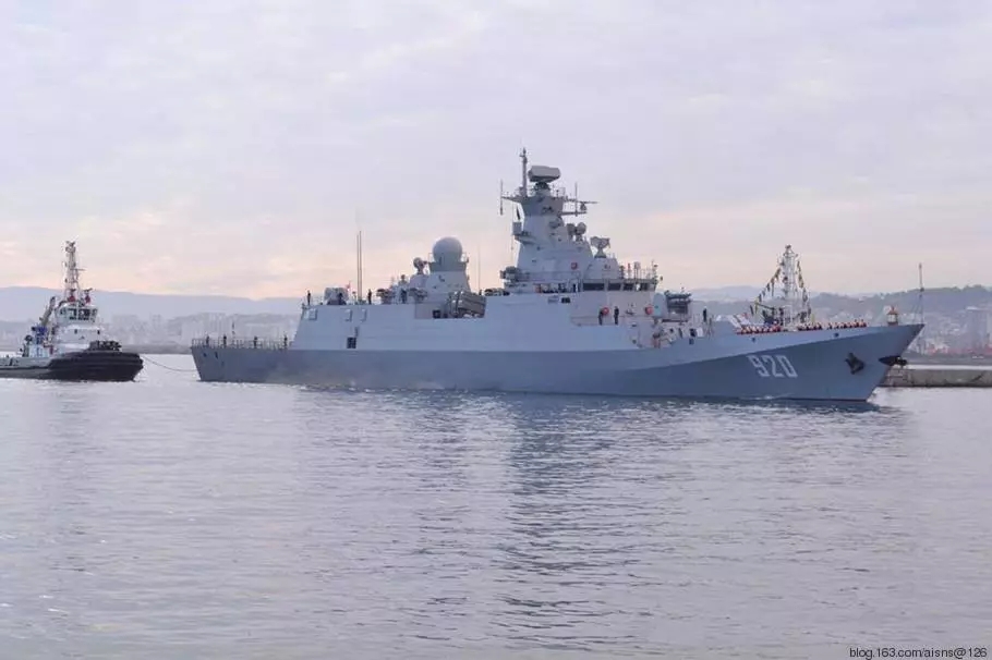 The C28A frigate of Algeria, a Chinese export-type warship - iNEWS