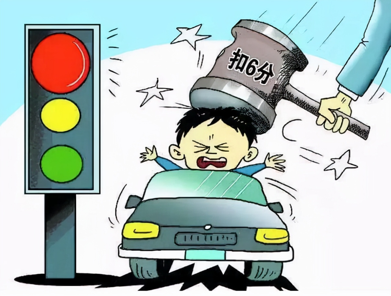 How soon can the driver's license return to full marks after 6 points