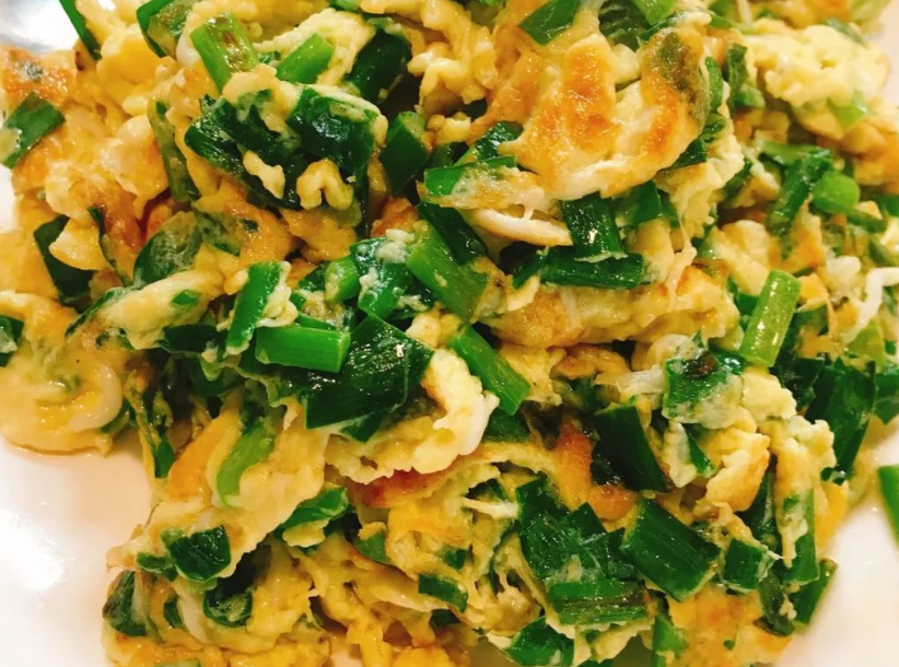 This method is the most effective method for making leeks scrambled