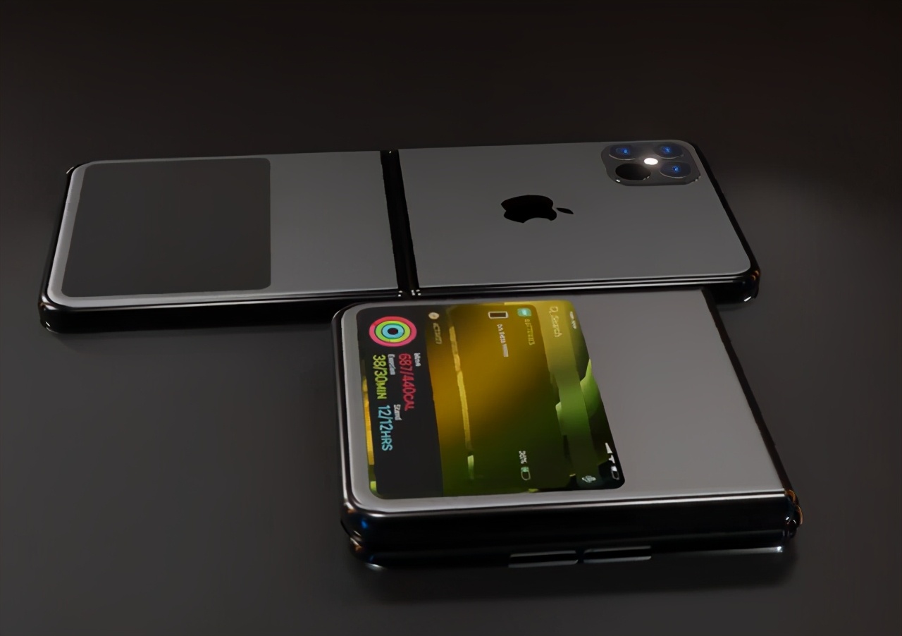 More details of the Apple iPhone foldable phone exposed, fold up and ...