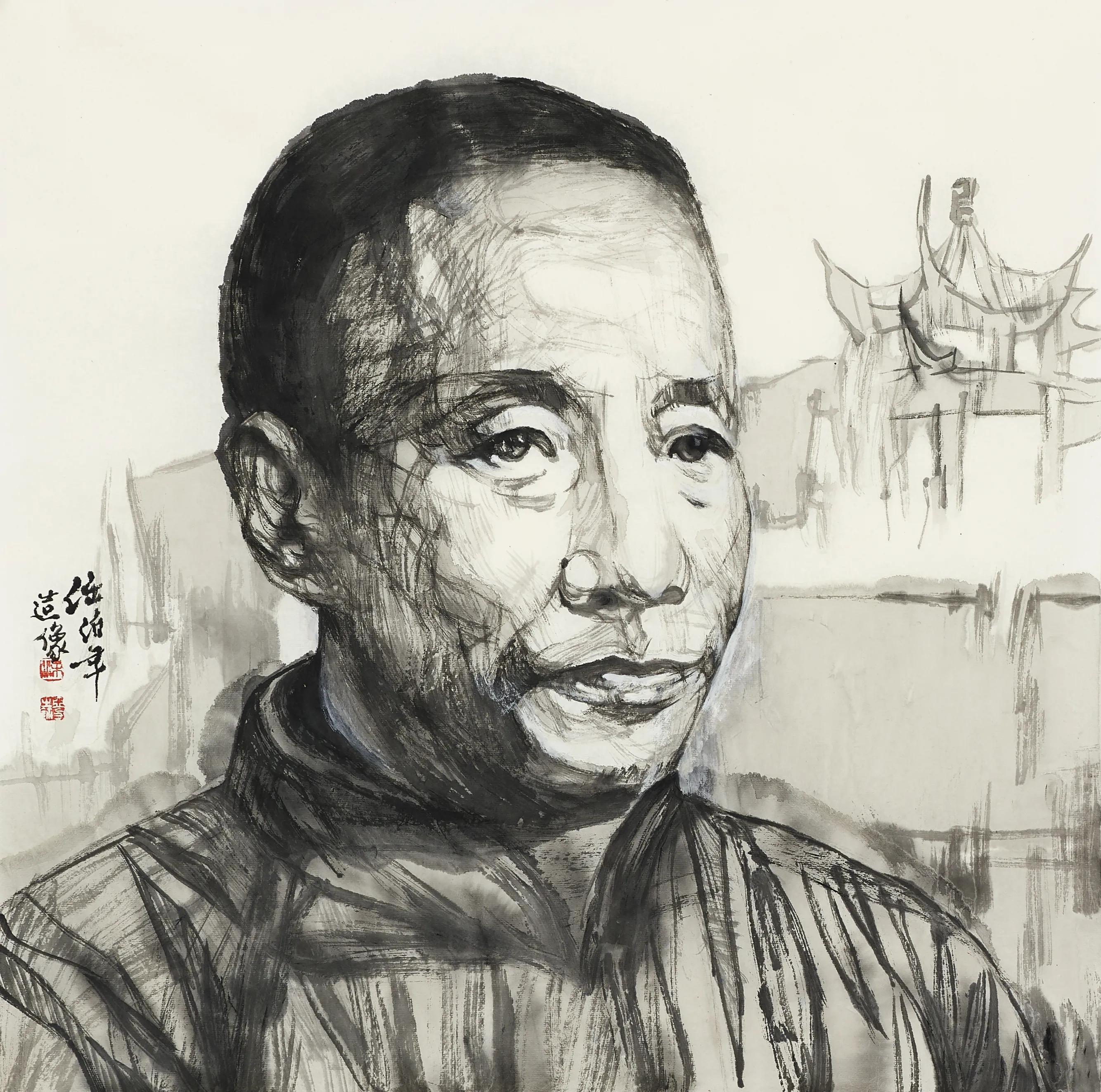 ChongqingLiang YaliChinese PaintingSketch TechniquesPainting the