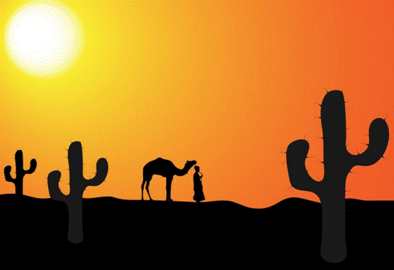 The camels that die of thirst cannot be touched. They are not only ...