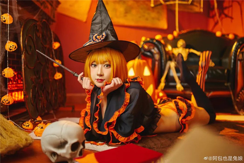 阿包也是兔娘图包合集精选丨万圣节小女巫