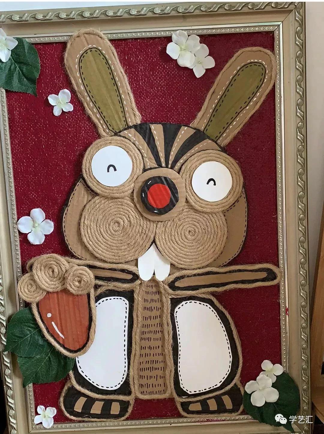 DIY handmade hemp rope art works, rustic, beautiful and creative iNEWS