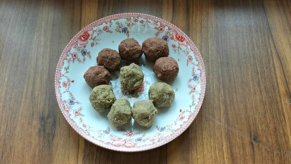 Lowcalorie and nourishing yam bean paste cake, simple recipe, sweet