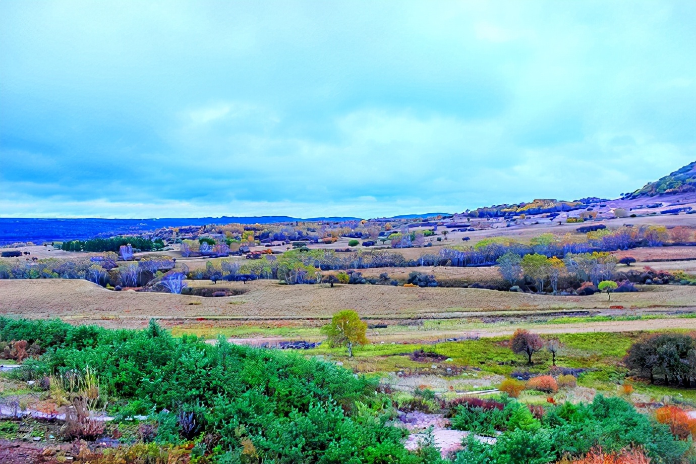 Wulan Mountain, the most beautiful autumn scenery in Ulan Buddhism ...