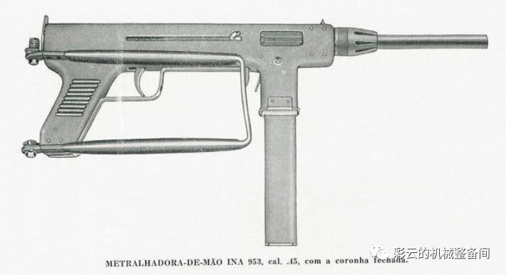 Submachine gun with