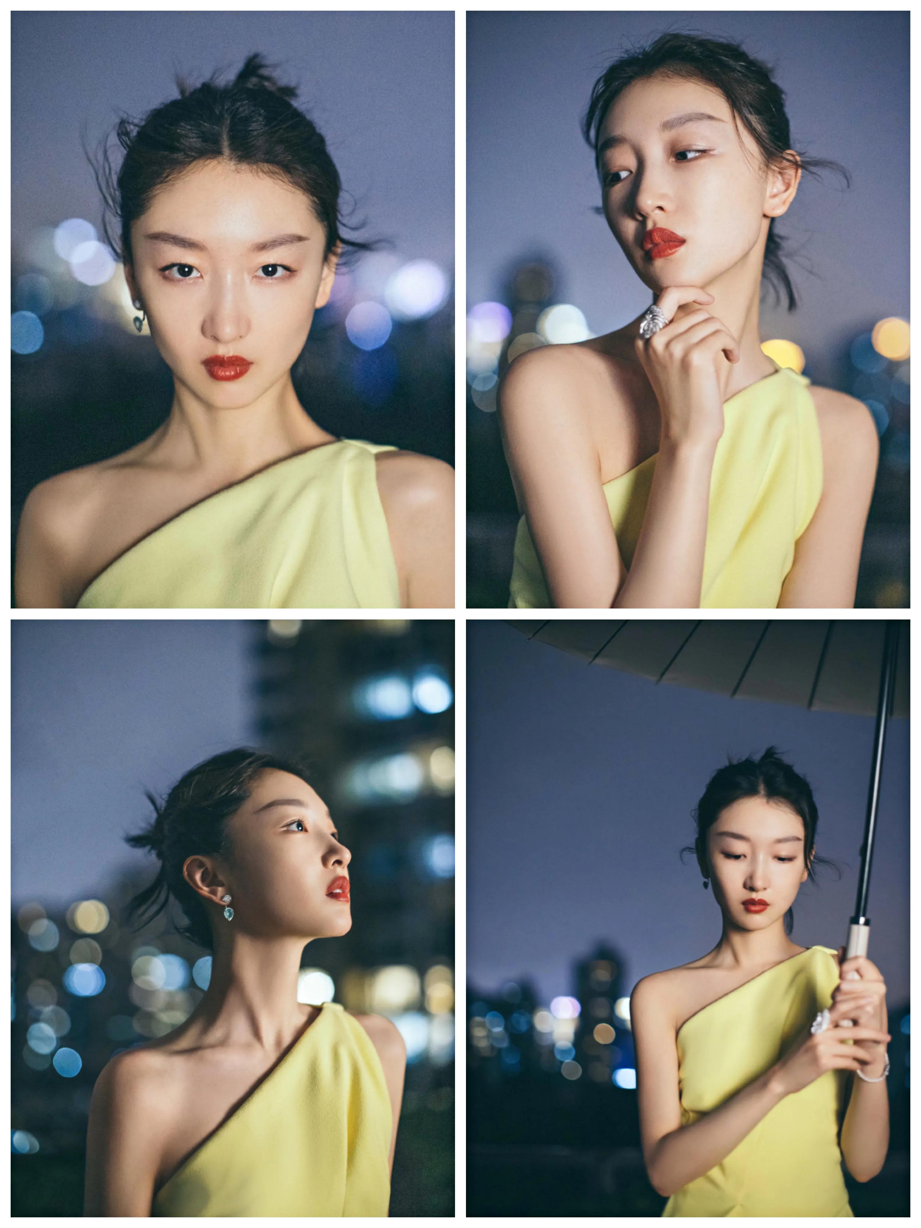 Female star red carpet look, Dongyu Zhou is the right time to wear it -  iMedia