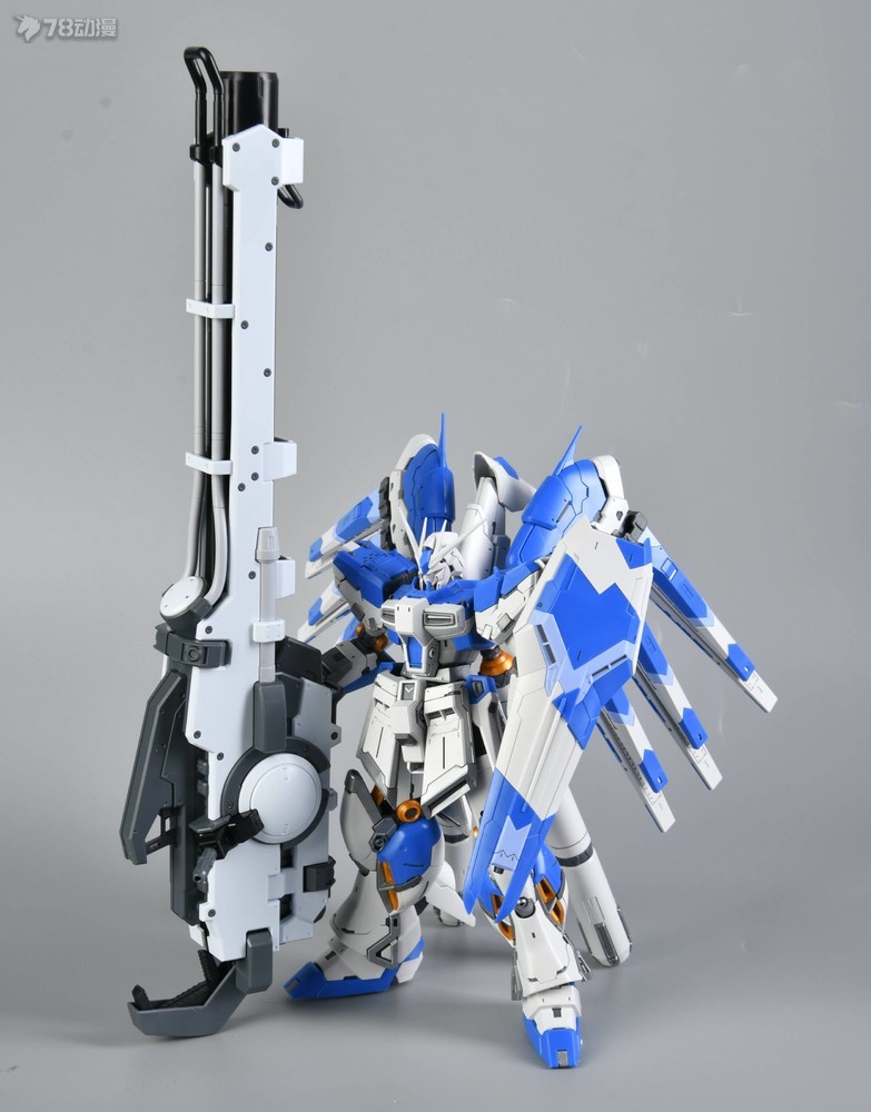 78 Official Test: Bandai RG Hi-ν Gundam with Super Mega Particle Cannon ...