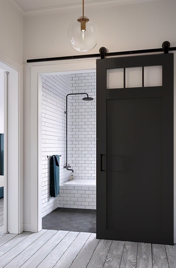 Does the bathroom door open inward or outward? At first, my best friend didn't listen to