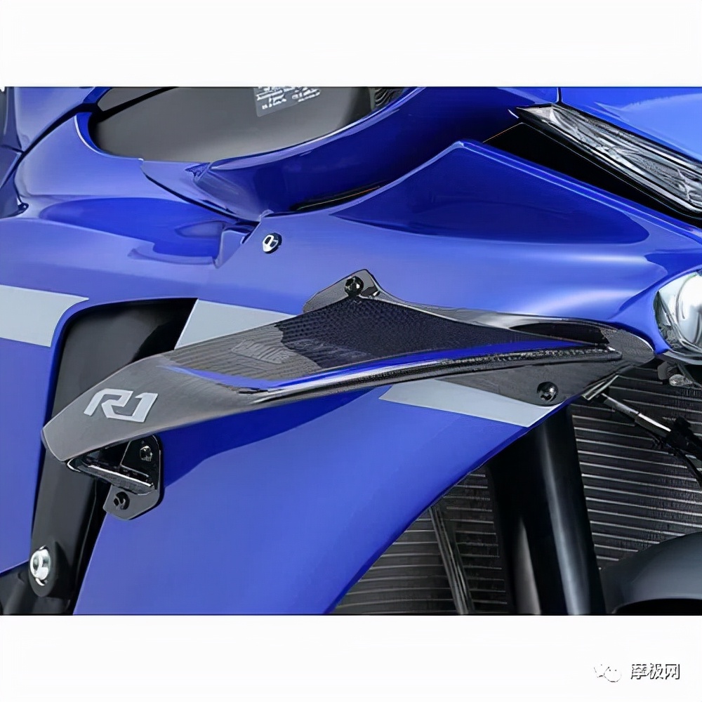 Yamaha launches YZFR1/R1M original carbon fiber fixed wind wing kit