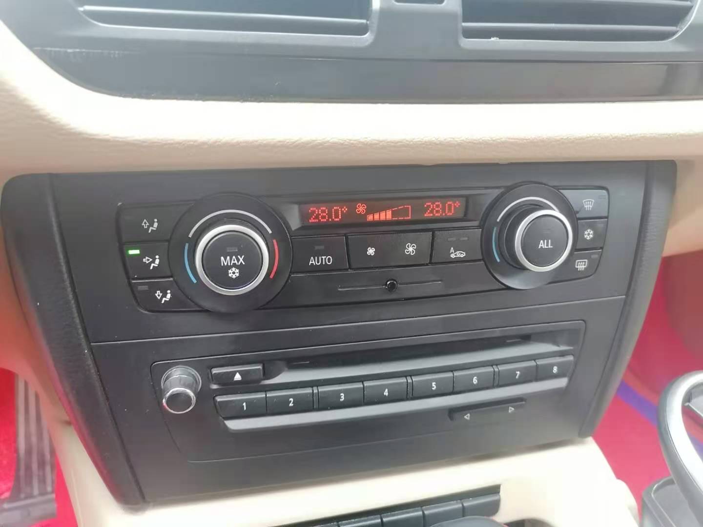 Imported BMW X1 warm air is not hot, air conditioner smells bad, fat