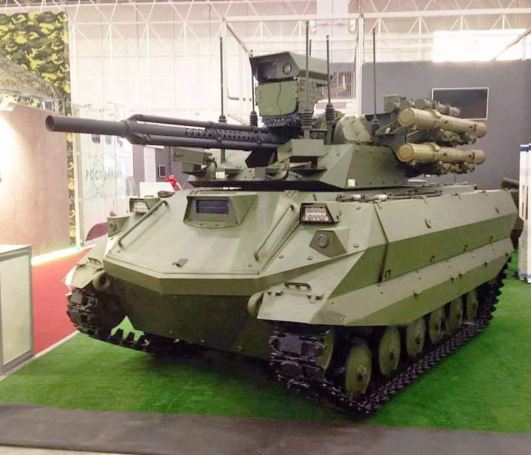 Russia's improved unmanned combat vehicle was tested, and it has been ...