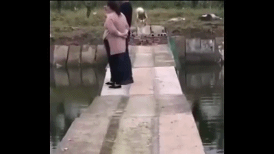 搞笑动图：如何巧妙的在气势上压倒对手？