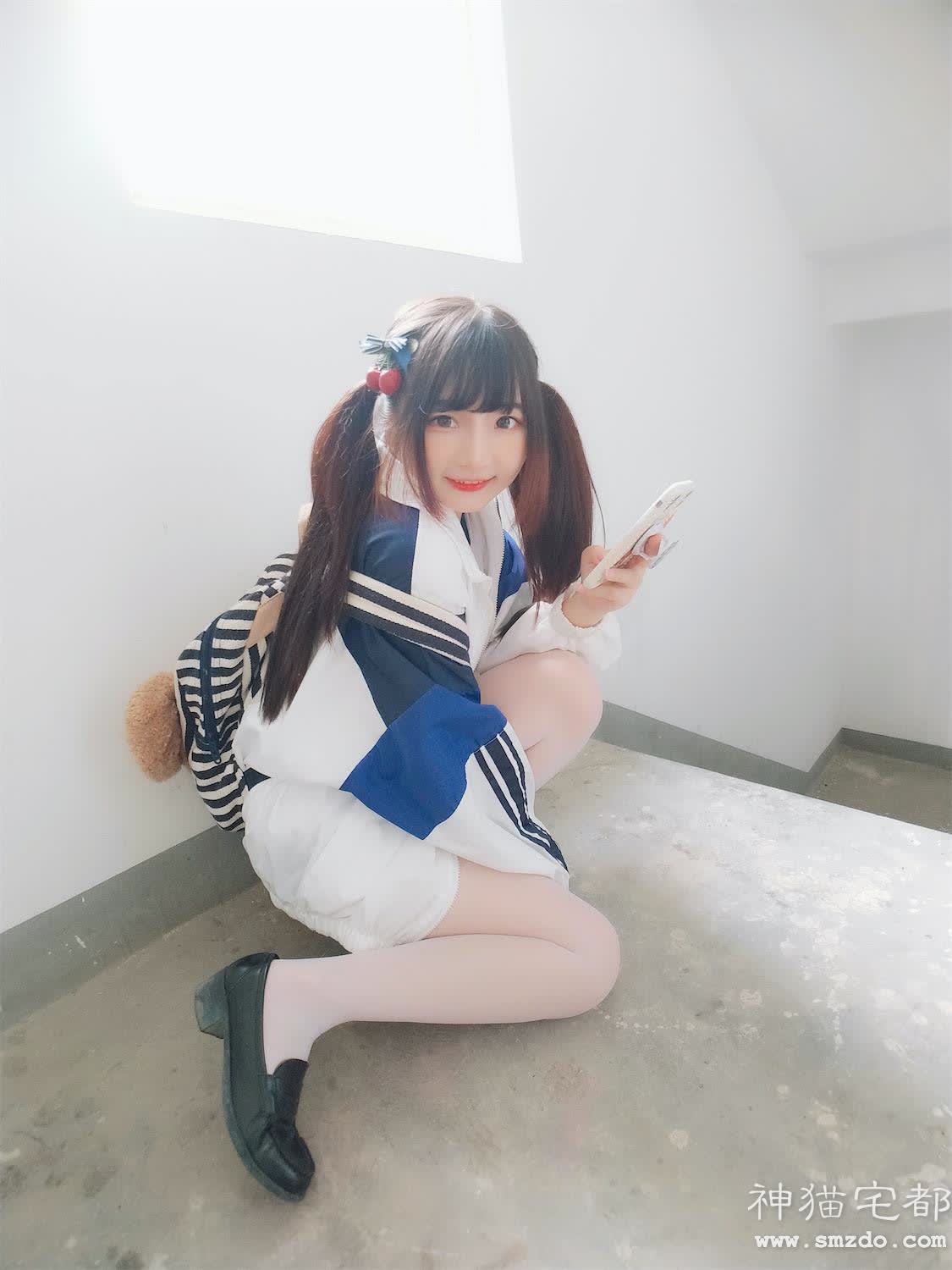 古川kagura 双马尾体操服 神猫宅都