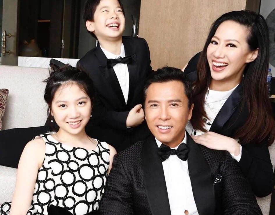 They are all children of Donnie Yen, but Wang Shishi's children are ...