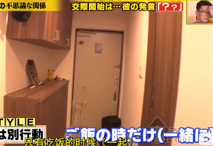 Husband and wife live in a 36squaremeter apartment, cook and sleep