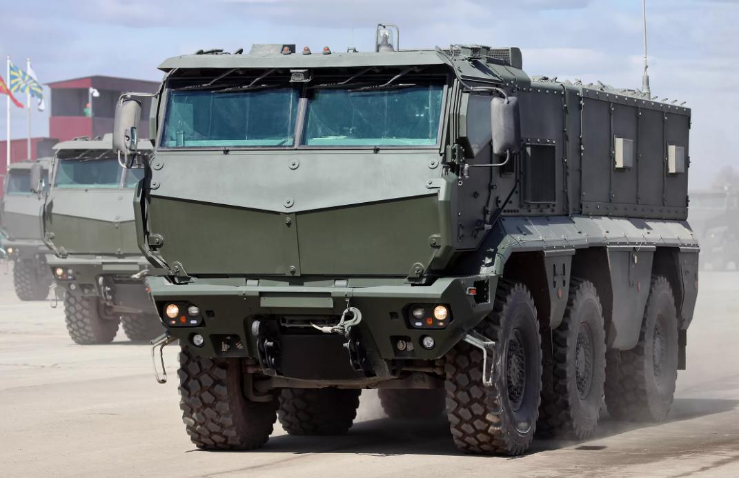 Typhoon PVO air defense armored vehicle, appeared on the Red Square ...