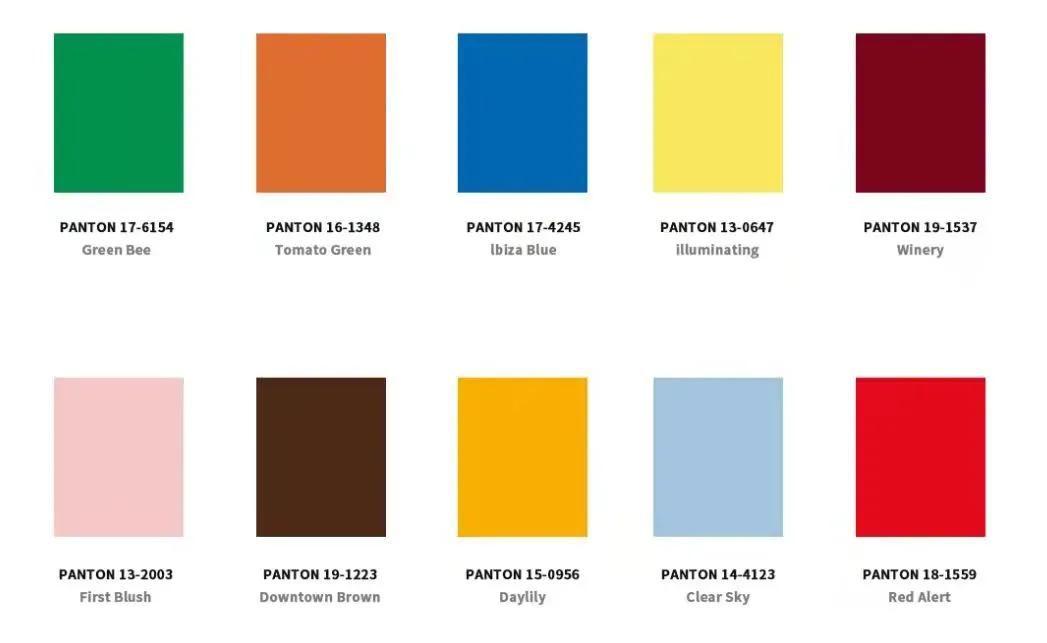 Top ten popular colors of 2021 iNEWS