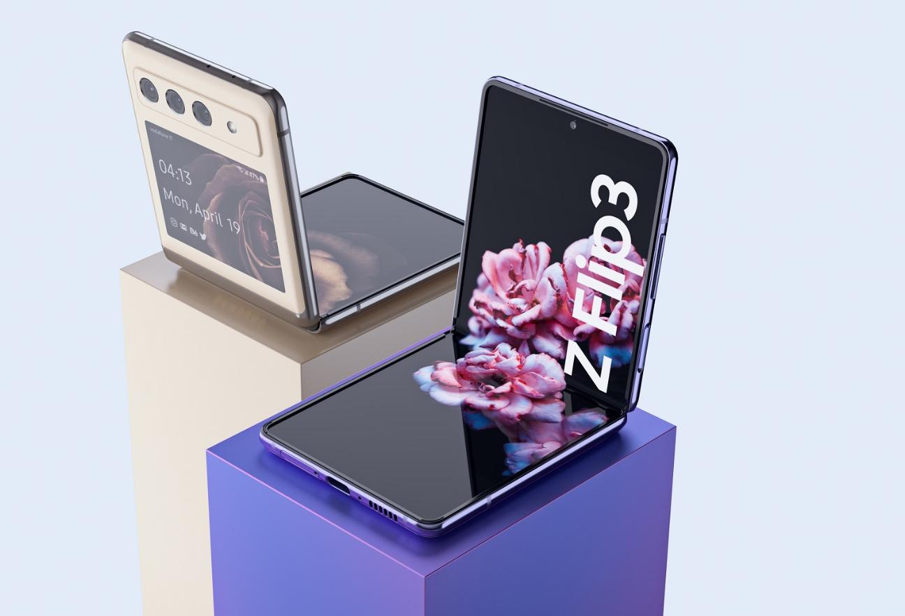 Samsung Galaxy Z Flip 3 foldable mobile phone broke new news online