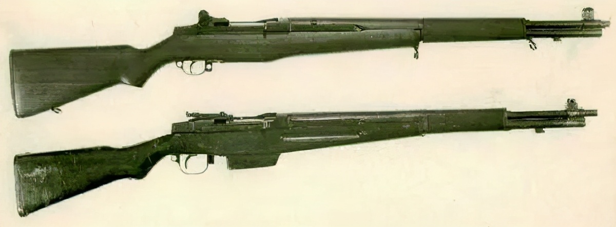 10-shot version of "Garand" made in Japan, type 4 semi-automatic rifle