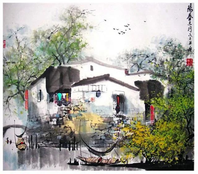 His works of Jiangnan Water Villages are refreshing, and they are ...