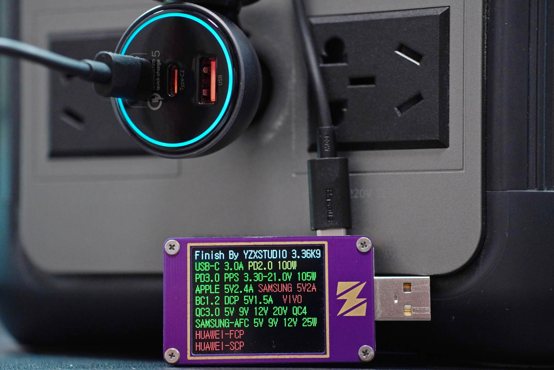 Multichannel fast charging output, evaluation of the use of Baseus