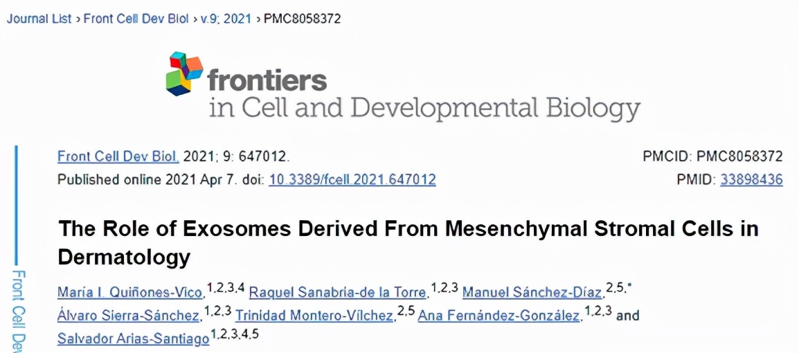Application of stem cell exosomes in the field of skin diseases: wound ...