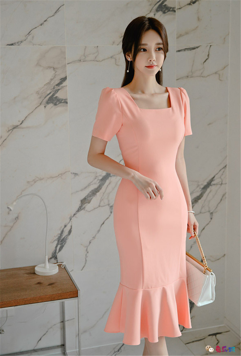 孙允珠丨彼得堡棉花蜜糖浪漫鱼尾摆裙