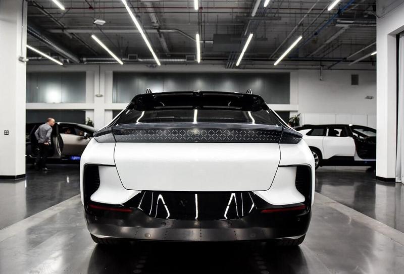 Ff91 Front Faraday Future FF91 mass production version of the Faraday Future FF91 ...