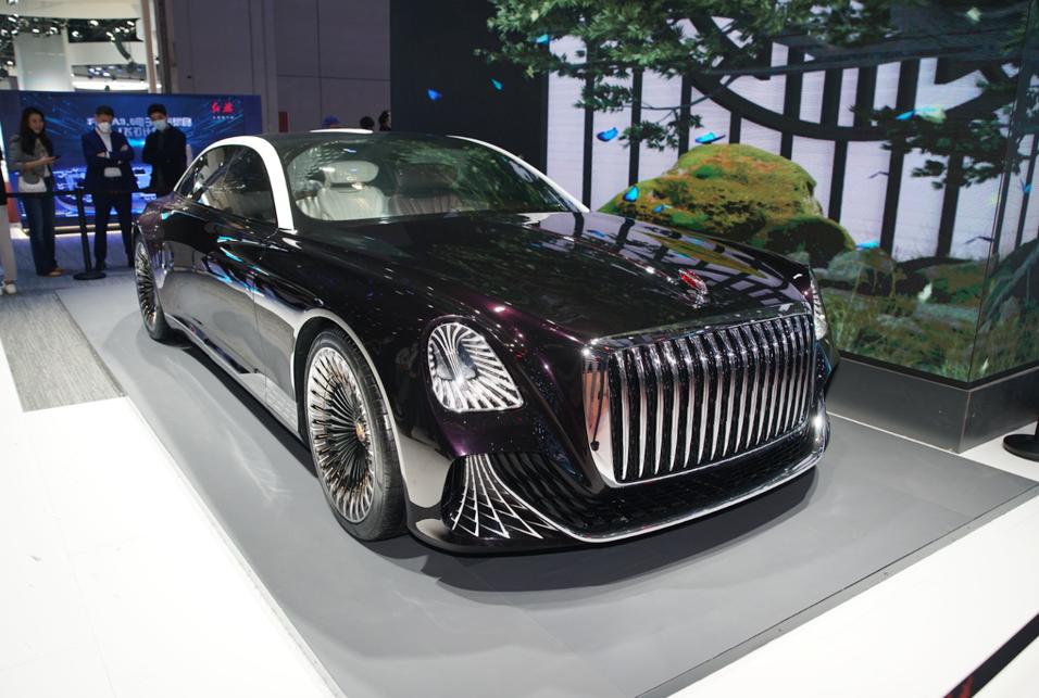 Hongqi L series luxury concept car unveiled, looks very domineering, 1 ...