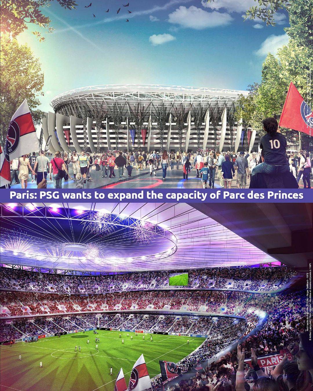 Grand Paris Plan: Have a stadium with a capacity of 80,000 people to ...