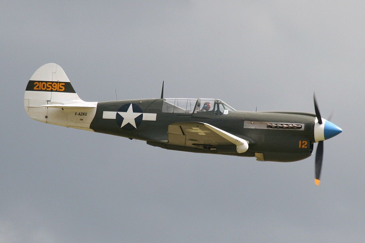 The "Great Shark" of the "Flying Tigers"-American P-40 Warhawk Fighter ...